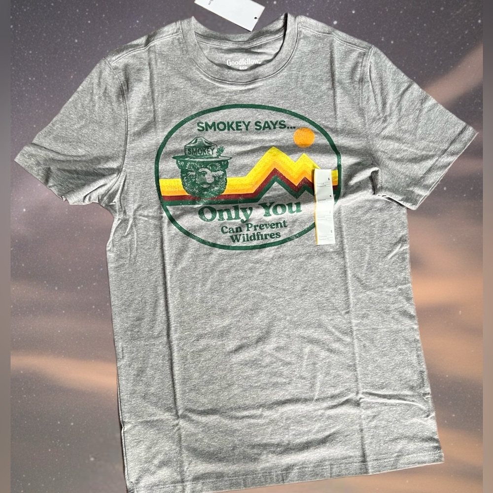 Goodfellow & Co Gray Smokey Bear Tee
